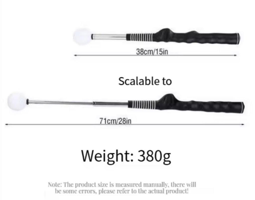 Golf Swing Trainer - Portable Indoor and Outdoor - Adjustable Golf Practice