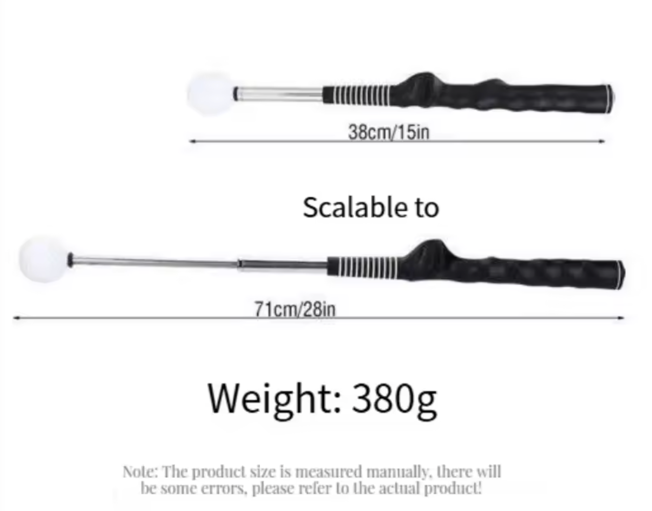 Golf Swing Trainer - Portable Indoor and Outdoor - Adjustable Golf Practice