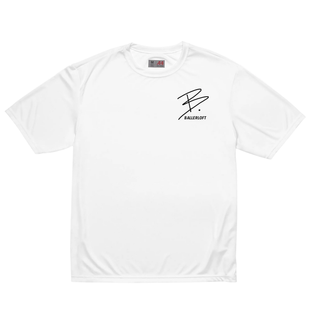Ballerloft Athletic Performance T-Shirt White